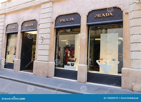 prada store rome italy.